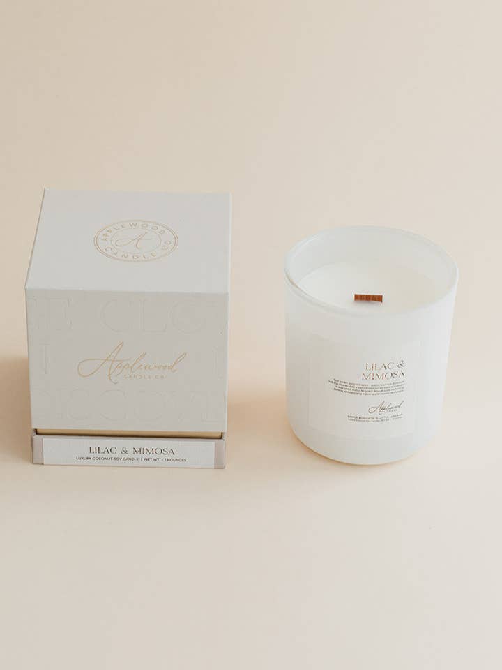 LILAC & MIMOSA for wholesale by Applewood Candle Co