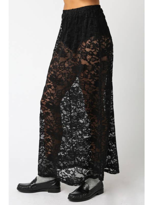 Olivaceous - Wholesale Skirt - Women's - Sofia Laced Skirt1