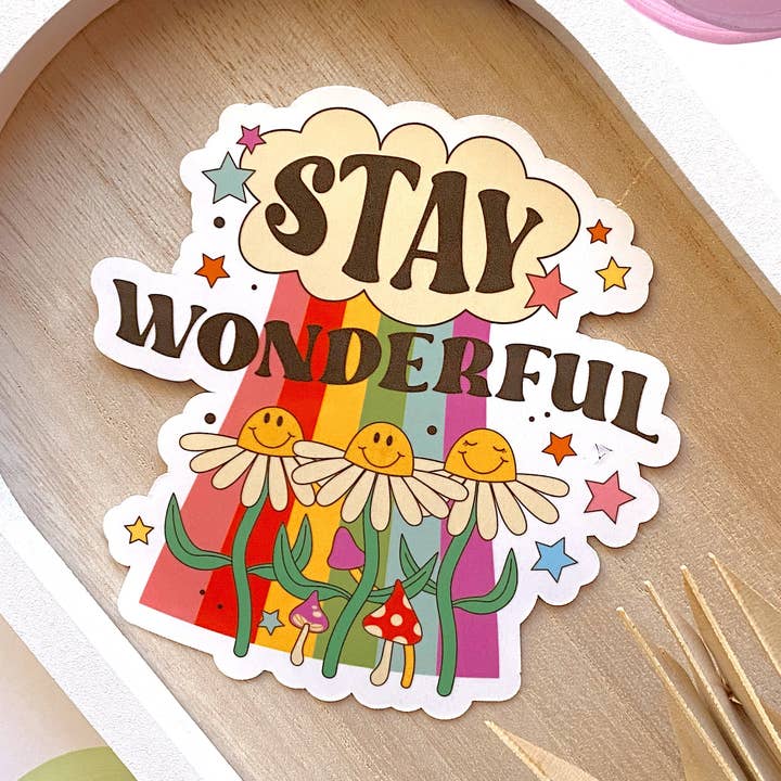 amarieacreates - Wholesale Sticker - Stay Wonderful Sticker0