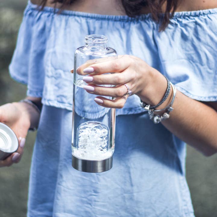 VitaJuwel USA - Wholesale Water Bottle - ViA Crystal Water Bottle | DIAMONDS