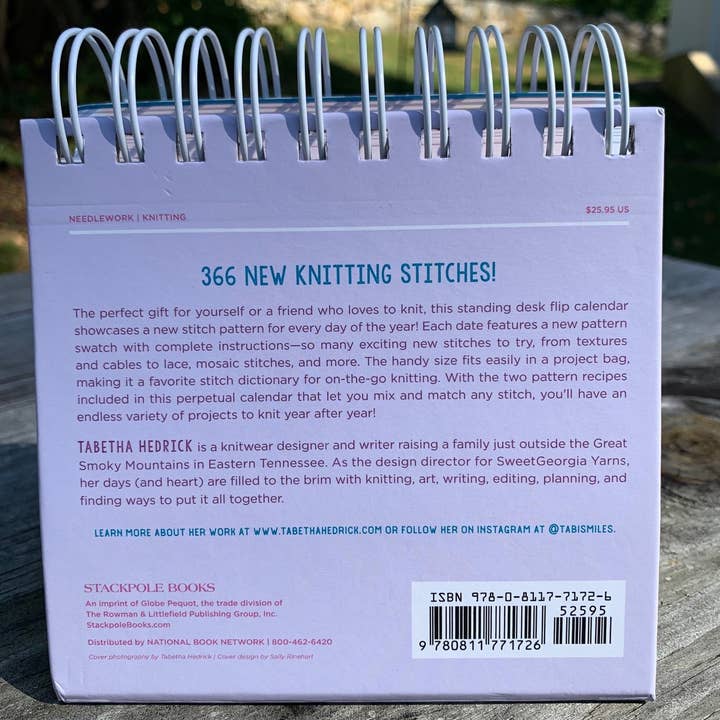 REMOVED BRAND - Wholesale Calendar - Year of Knitting Stitches: A Stitch-A-Day Perpetual Calendar7