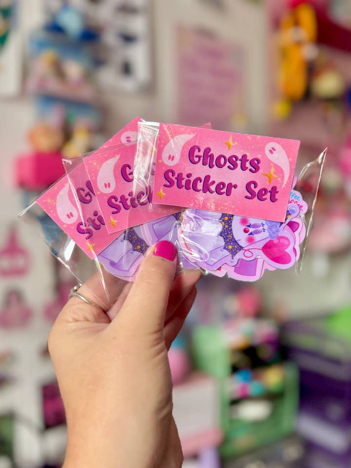 Ghosts - Sticker Set for wholesale by Crafted in chaos