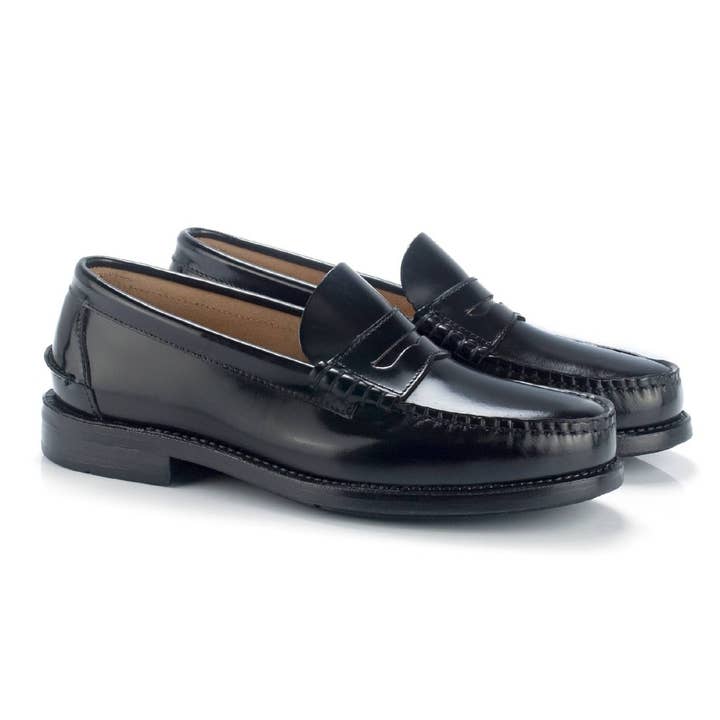 Castellanos Black Leather Cr-22126-Black for wholesale by Caramelo Shoes
