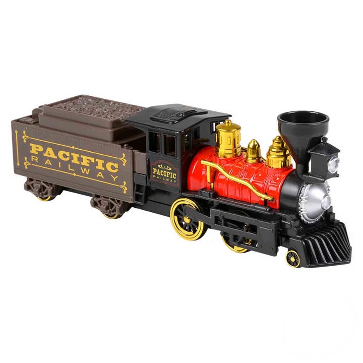 PR GROUPS LLC - Wholesale Toy car/truck – Child - Pull Back Steam Engine Train Kids Toy3