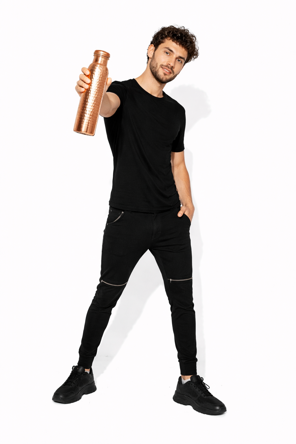 Shakti Warrior – wholesale Vattenflaska – Hammerad Tamba kopparvattenflaska1