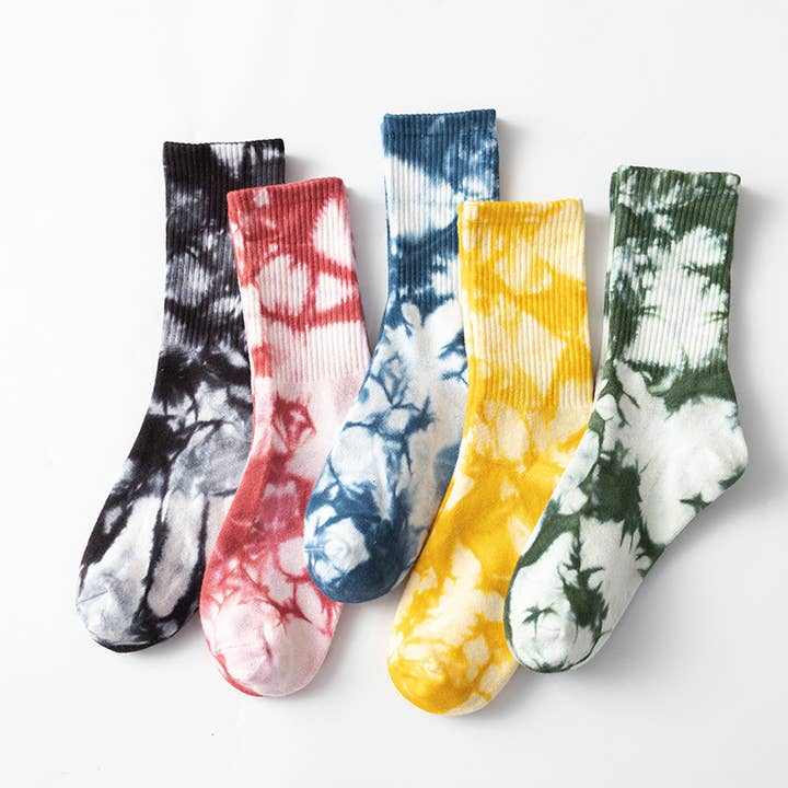 Tie-Dye Street Sports Socks for wholesale by MKS America