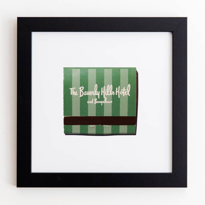 Match South - Wholesale Art Print - The Beverly Hills Hotel (Green Stripes)