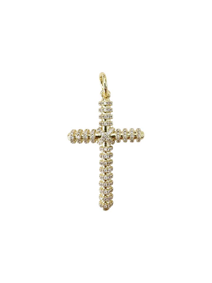 Izzy Cross Charm for wholesale by Gemelli