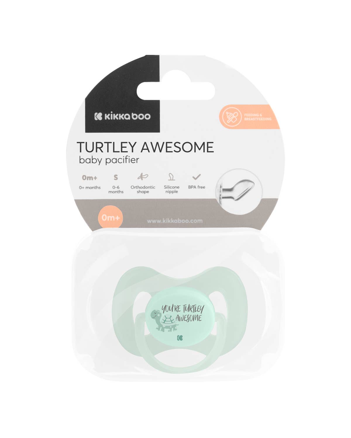 Kika Group Ltd. - Wholesale Pacifier - Baby - Pacifier 0-6m Turtley Awesome Mint1