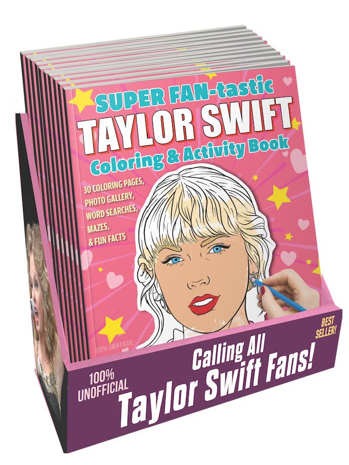 10-Copy Counter Display - Super FAN-tastic Taylor Swift C&A for wholesale by Fox Chapel Publishing