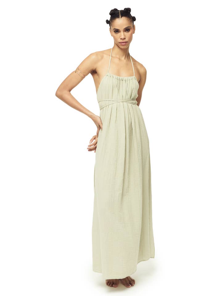 4181 bomulds kjole for engroshandel hos Blanca Gaia