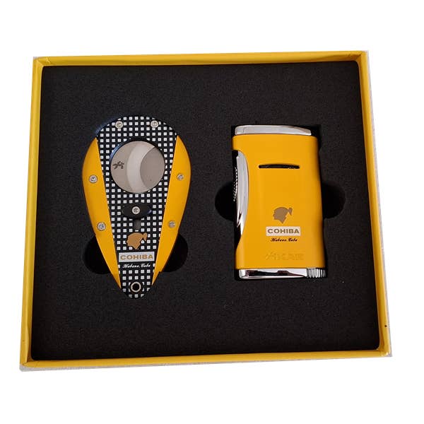 Set Lighter & Cutter Ibe Cohiba MX for wholesale by NICOTEAM EE