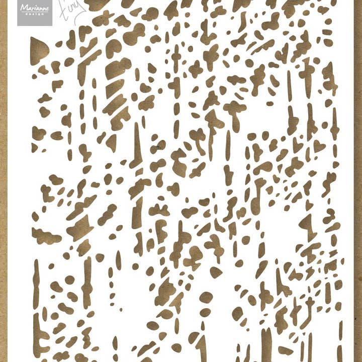 Ecstasy Crafts Distributing - Wholesale Stencil/Craft Die - Marianne Design Mask Stencil - Tiny's Morning Dew