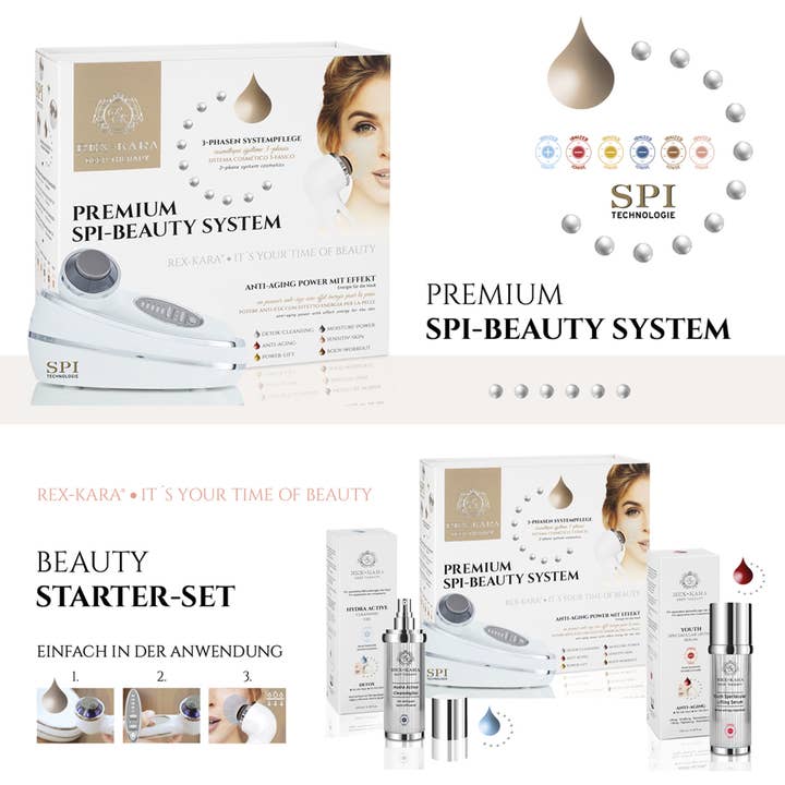REMOVED BRAND - Venta al por mayor Aparatos de estética - SISTEMA DE BELLEZA PREMIUM SPI REX-KARA: ESTIRAMIENTO Y ESTIRAMIENTO