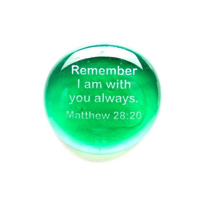 Lifeforce Glass, Inc. - Wholesale Decorative Tabletop Object - Scripture Stones in Deluxe Gift Box, Set III6