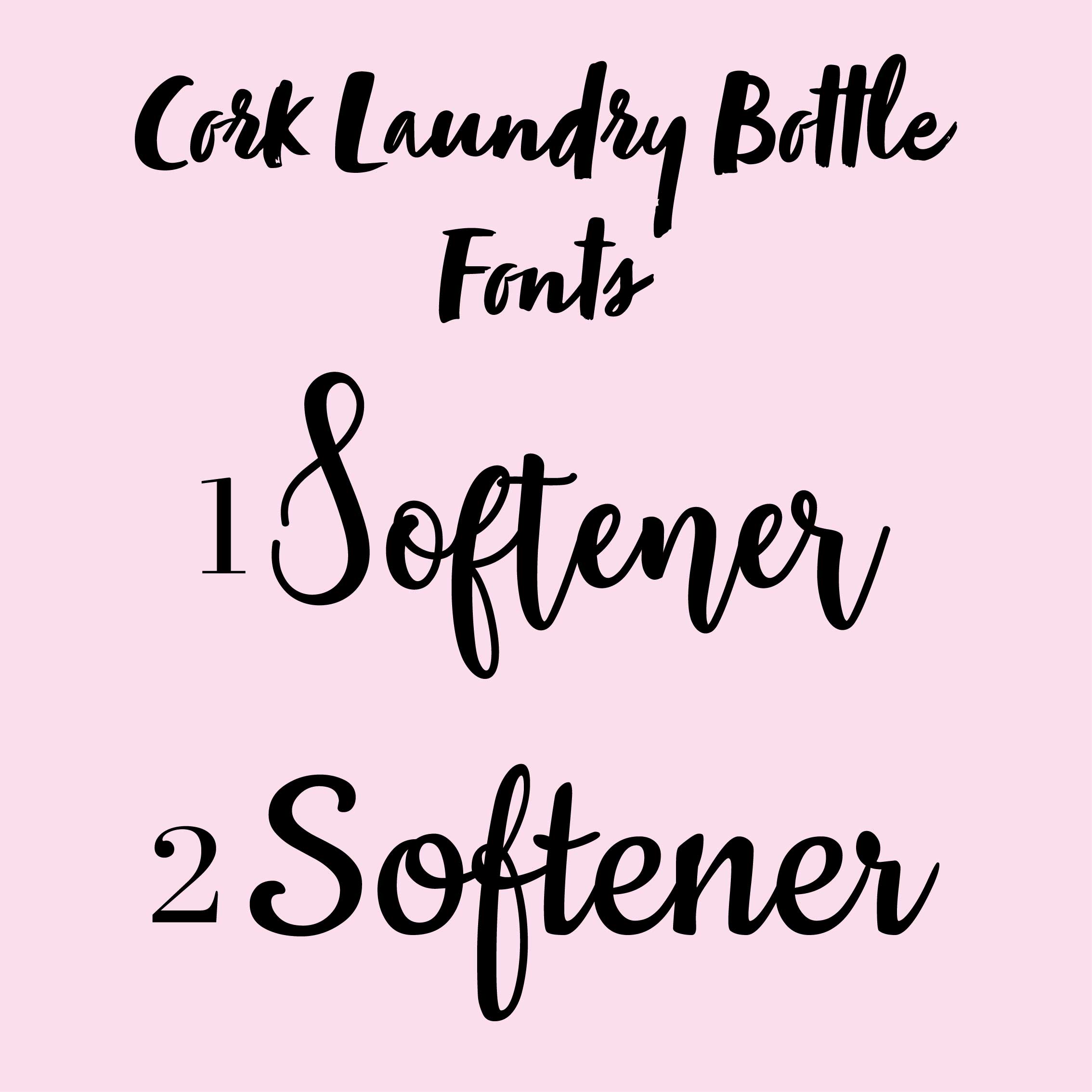 WinsterCreations™ – wholesale Jar – Personalised Custom Any Wording Clear Glass Cork Storage Laundry Jar Bottle Sticker Label For 1L Bottle (No Bottle Included)1