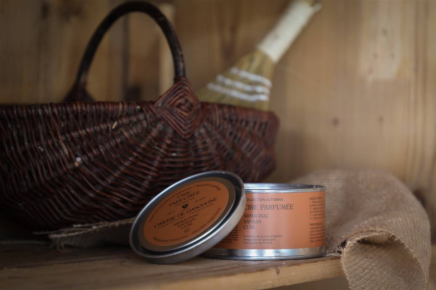 CIRERIE DE GASCOGNE - Wholesale Wax Melt - Cire parfumée Armgnac -safran-cuir pour meubles & boiseries2