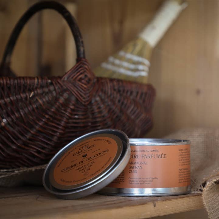 CIRERIE DE GASCOGNE - Wholesale Wax Melt - Cire parfumée Armgnac -safran-cuir pour meubles & boiseries2
