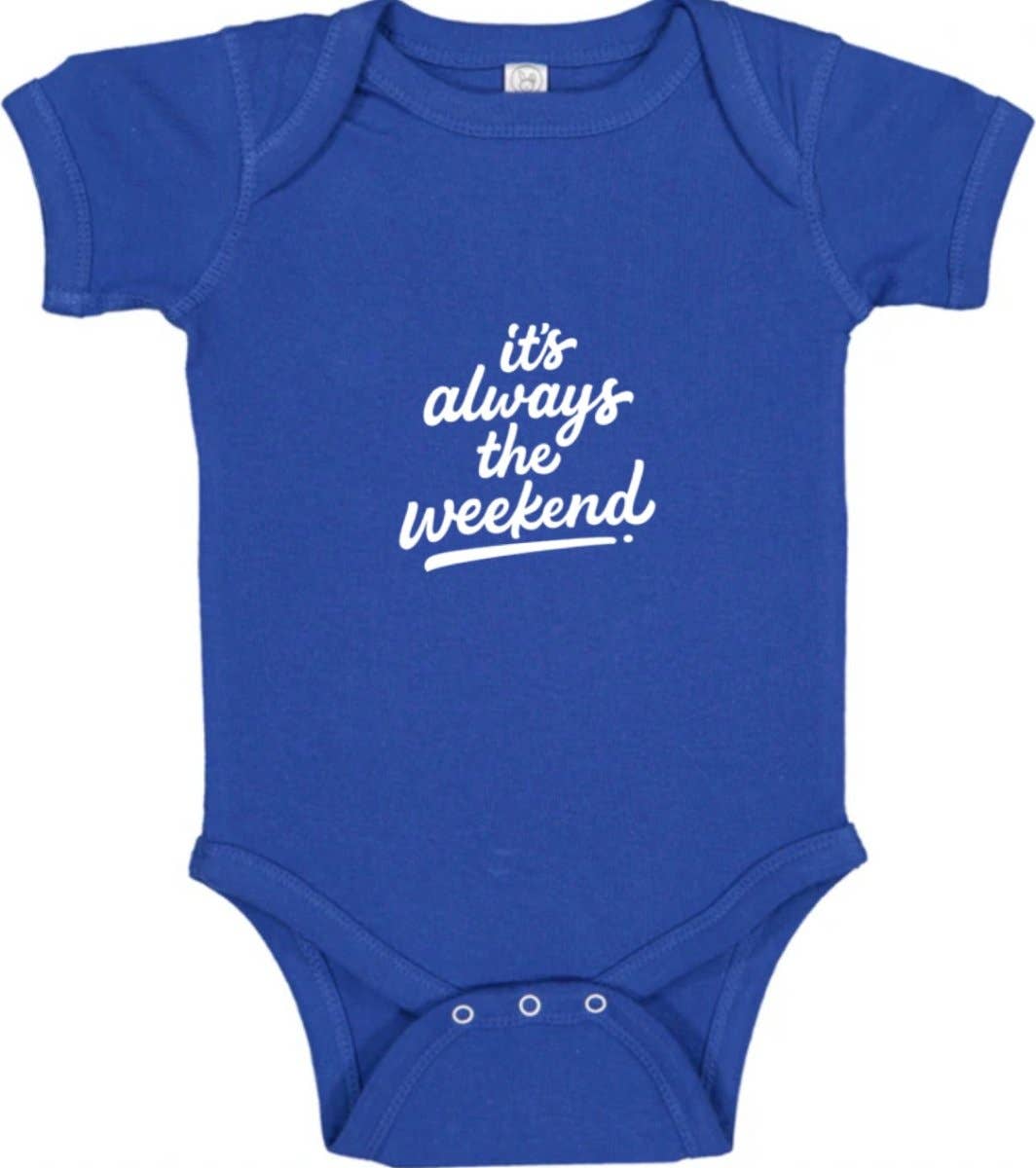 it’s always the weekend® - Wholesale T-Shirt - Baby - Newborn Logo Baby Tee1