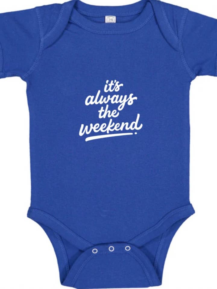 it’s always the weekend® - Wholesale T-Shirt - Baby - Newborn Logo Baby Tee1
