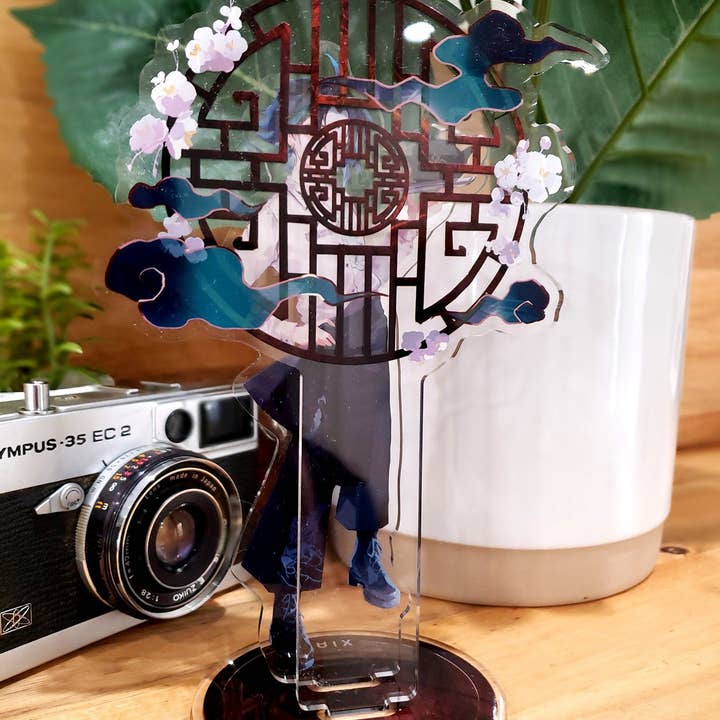 HideawayMelon - Wholesale Decorative Figurine - Teahouse Xiao 3-Piece Acrylic Standee1