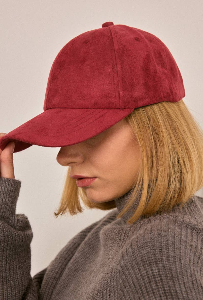 BYREN | ÉLINE L'ATELIER - Vendita all'ingrosso Cappellino da baseball - Donna - Berretto in camoscio MJ301HK3