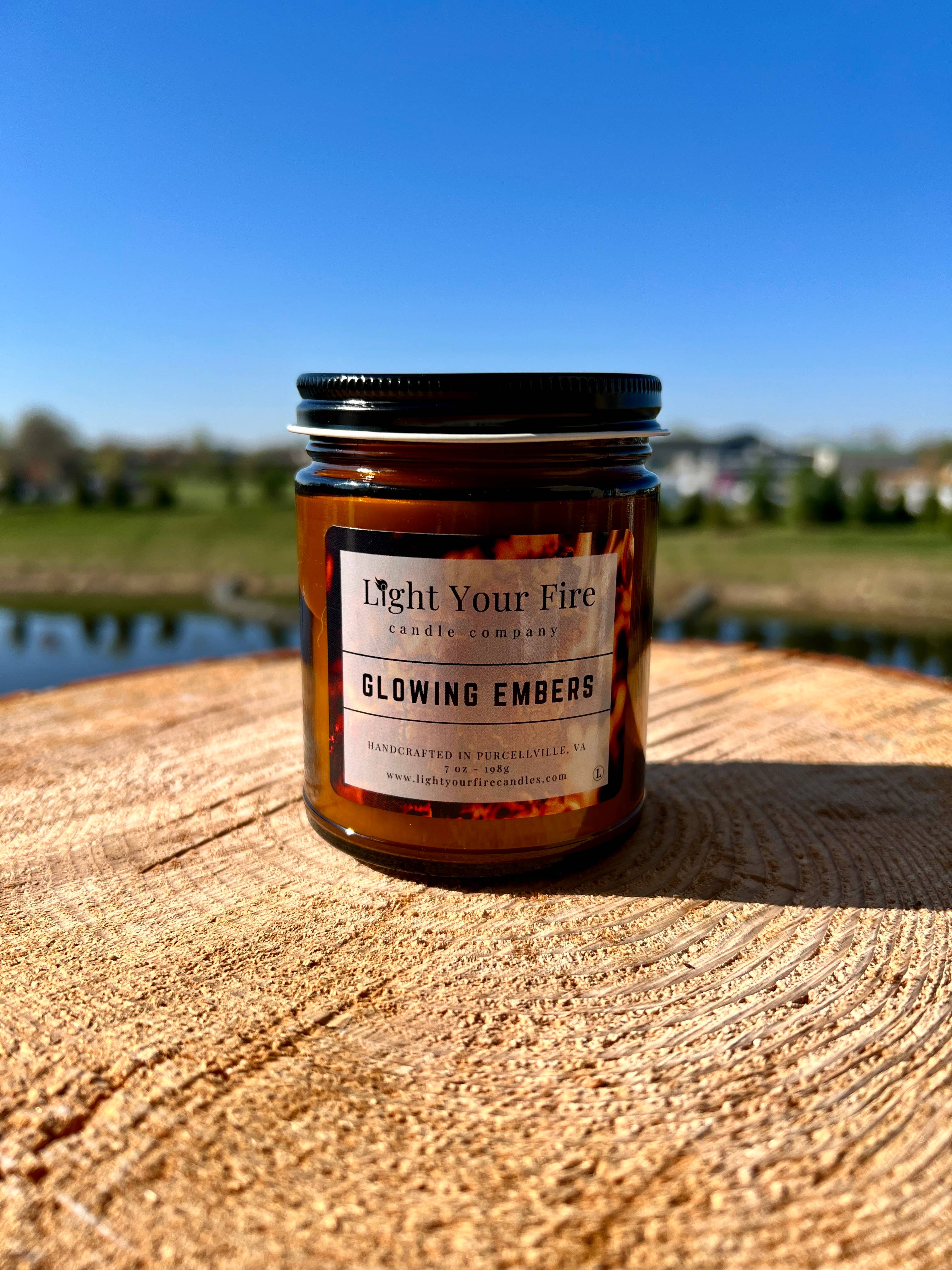 Light Your Fire Candle Co - Wholesale Jar/Filled Candle - Glowing Embers Candle3