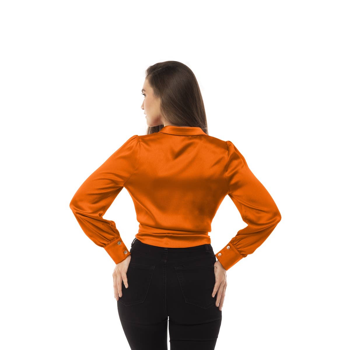 Naked Zebra Rack - Wholesale Blouse - Dames - True Wrap Blouse met lange mouwen5