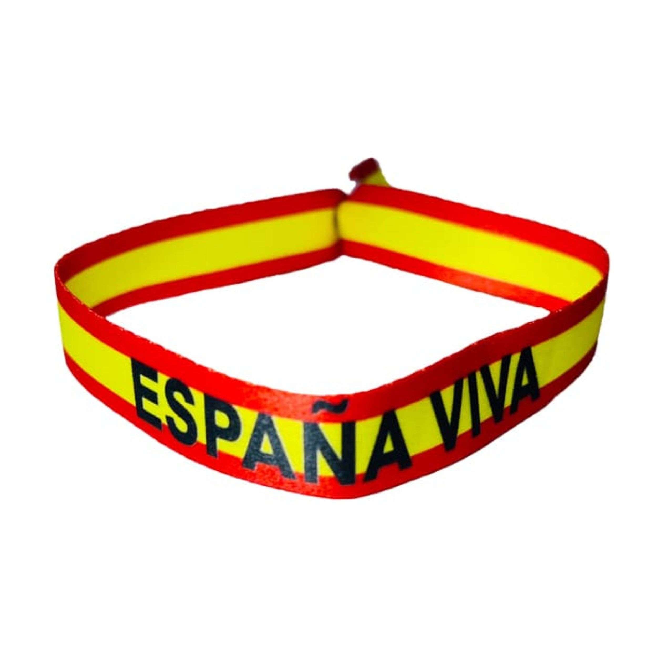 Astur Pins - Venta al por mayor Pulseras tejidas/trenzadas - Pulsera - España Viva Bandera España - P0530