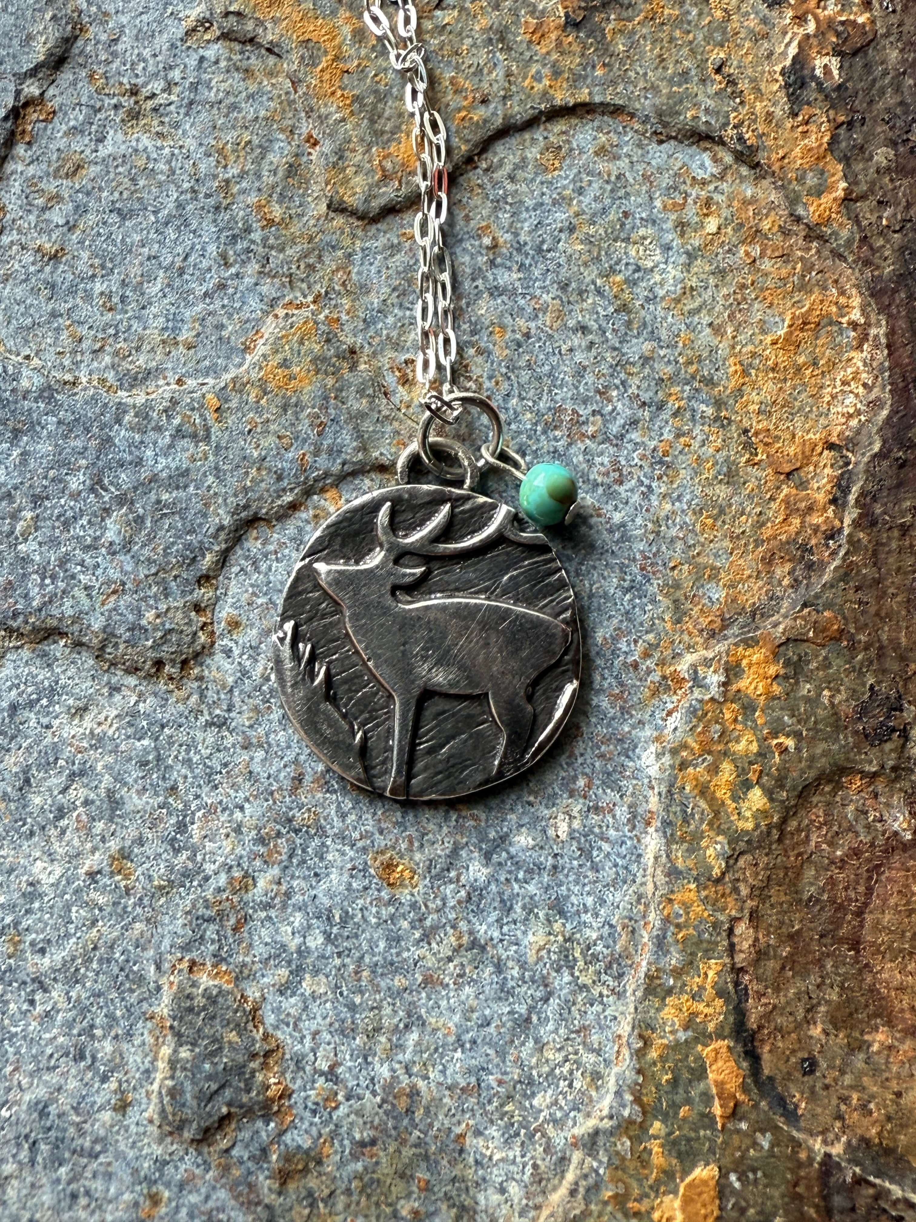 Wild Mountain Soul Designs - Wholesale Pendant/Charm Necklace - Silver Western Rustic Elk Pendant4