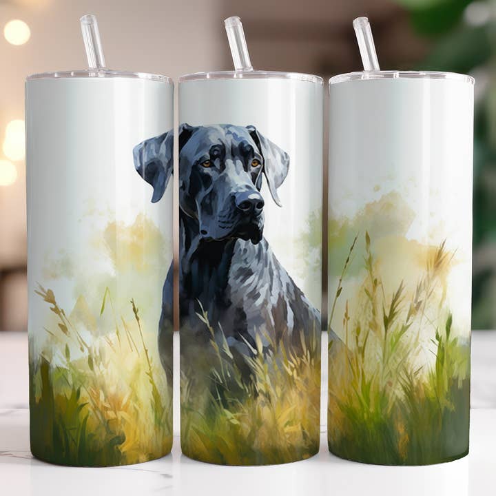 Hund Great Dane 2 | Tumbler för wholesale av Designs by Robyn