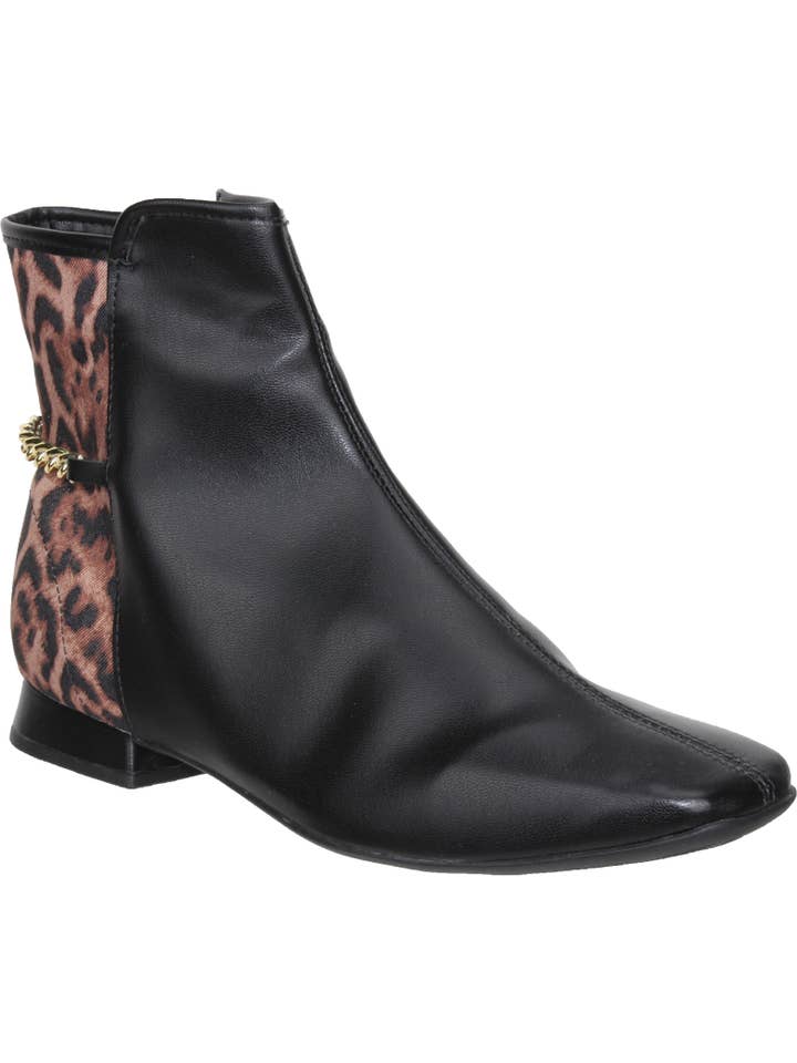 OFFLINE Shoes – wholesale Stövletter – Baby – Bootie w/kedja Leopard 8218-13501