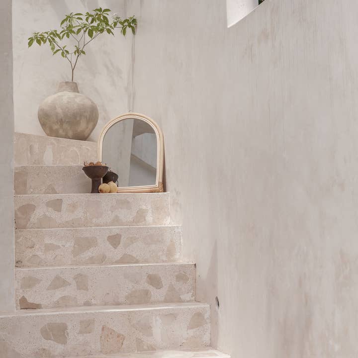 Village Thrive - Wholesale Wall Mirror - Arch Rattan Mirror1