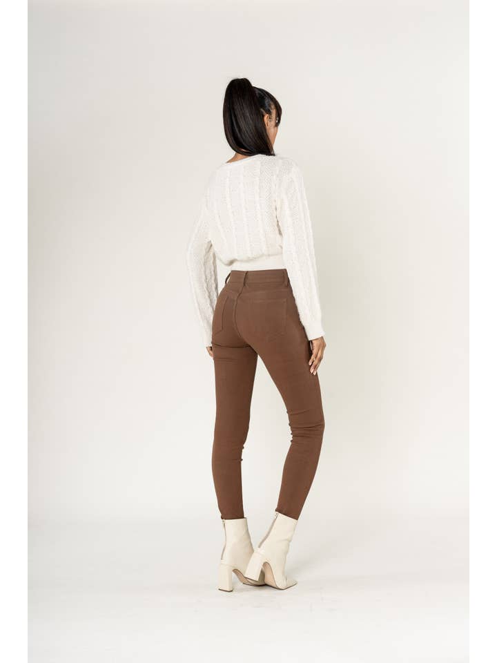 Nina Carter - Wholesale Fashion Leggings - Women's - Super stretch leggings with comfortable zip A00311