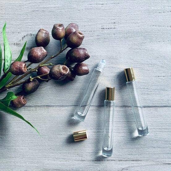 Glow Salon Supplies - Wholesale Essential oil holder - Glass Roller Bottle 10 ml (6Pk)