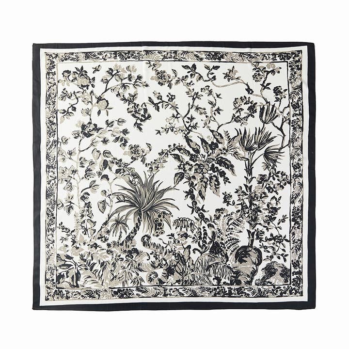 Botanical Print Square Bandana S... for wholesale by Collections by Fame Accessories