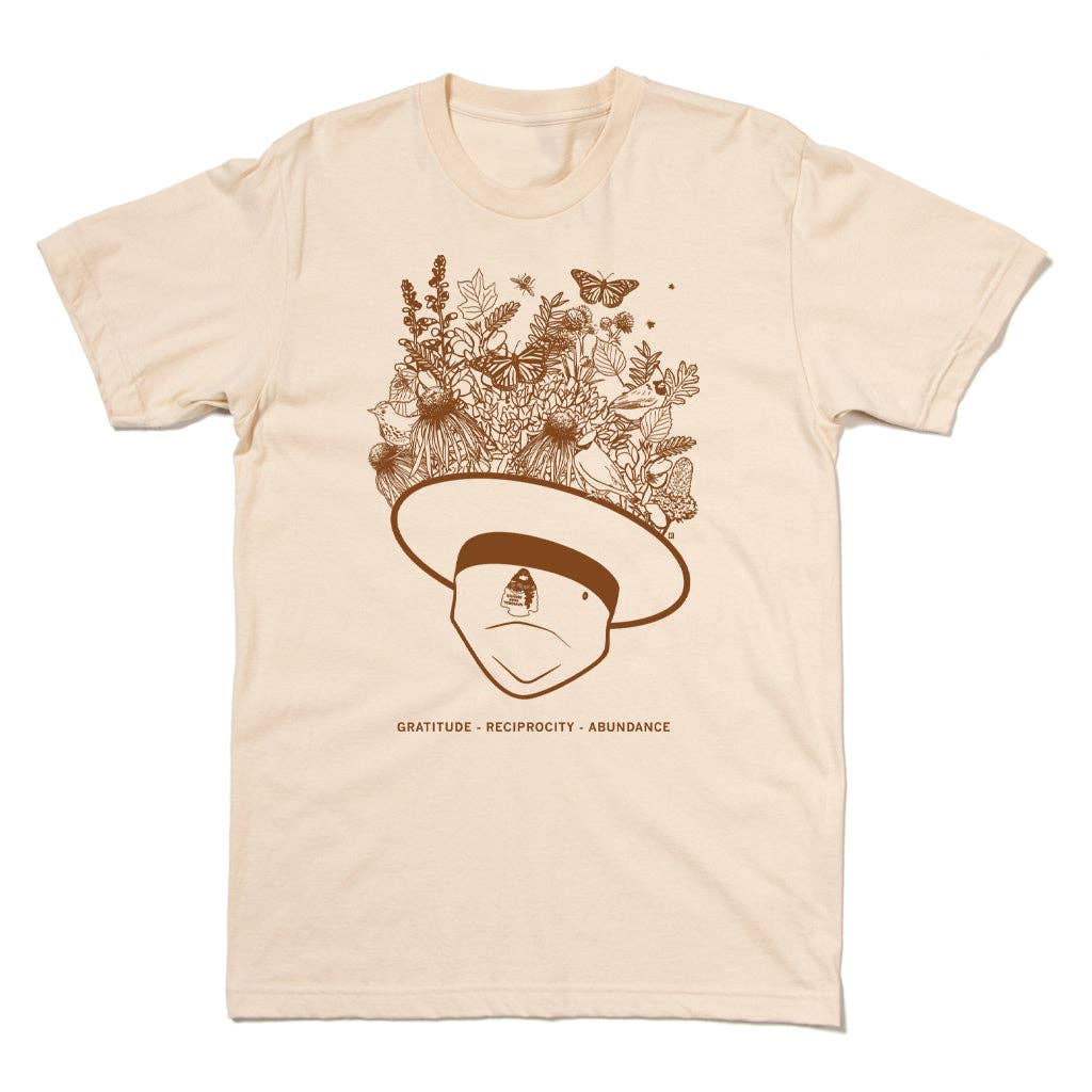 RAYGUN - Wholesale Screen Printed T-Shirt - Unisex - Park Ranger Hat Graphic1