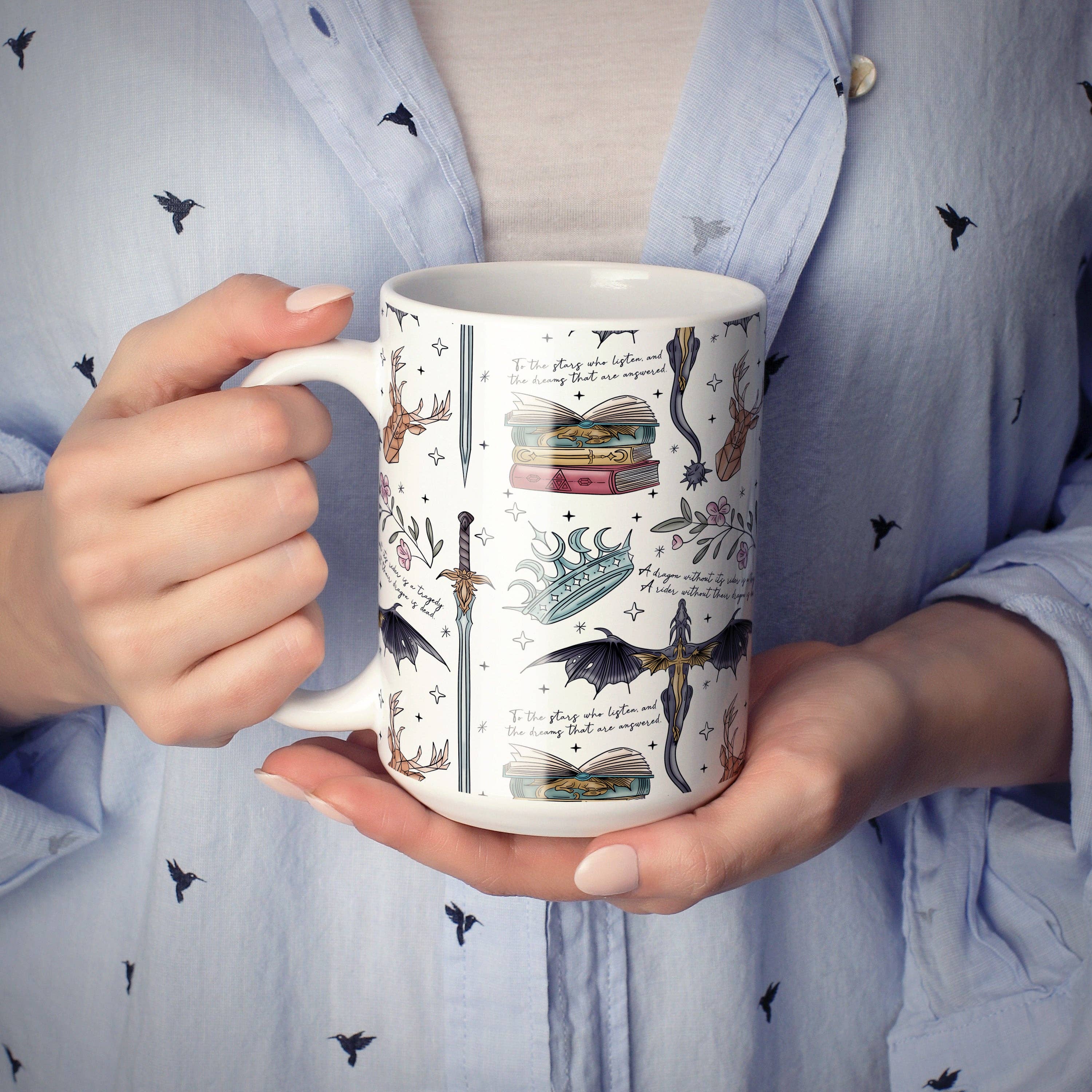 MagicMerchEmporium – wholesale Coffee mug – Fantasy Bookish Mug2