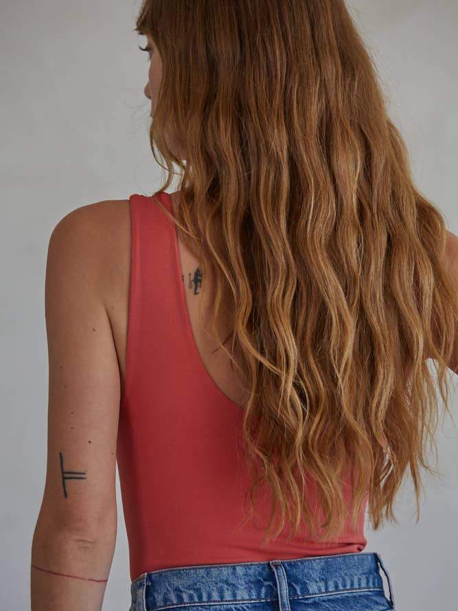 By Together – Engroshandel Bodysuit - Dame – S1088 | Dobbeltlaget sømløs bodystocking med U-V hals og ærmeløs21