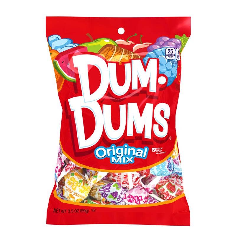 Everyday Supply Co - Wholesale Lollipop - Dum Dums Original Mix Lollipops 3.5 oz - Case of 120