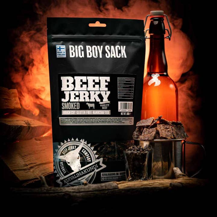 REMOVED BRAND – Engroshandel Jerky – Oksekød Jerky Røget 500g