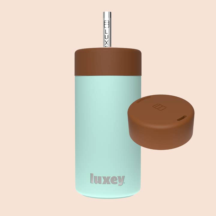 Luxey Cup - Wholesale Insulated mug/tumbler - MINT CREAM - Duo Switch Stainless Steel Cup 12oz32