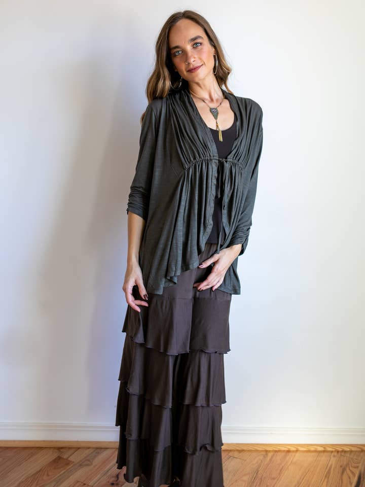 Lydia Maxi Skirt with Ruffles for wholesale by Paramita Designs