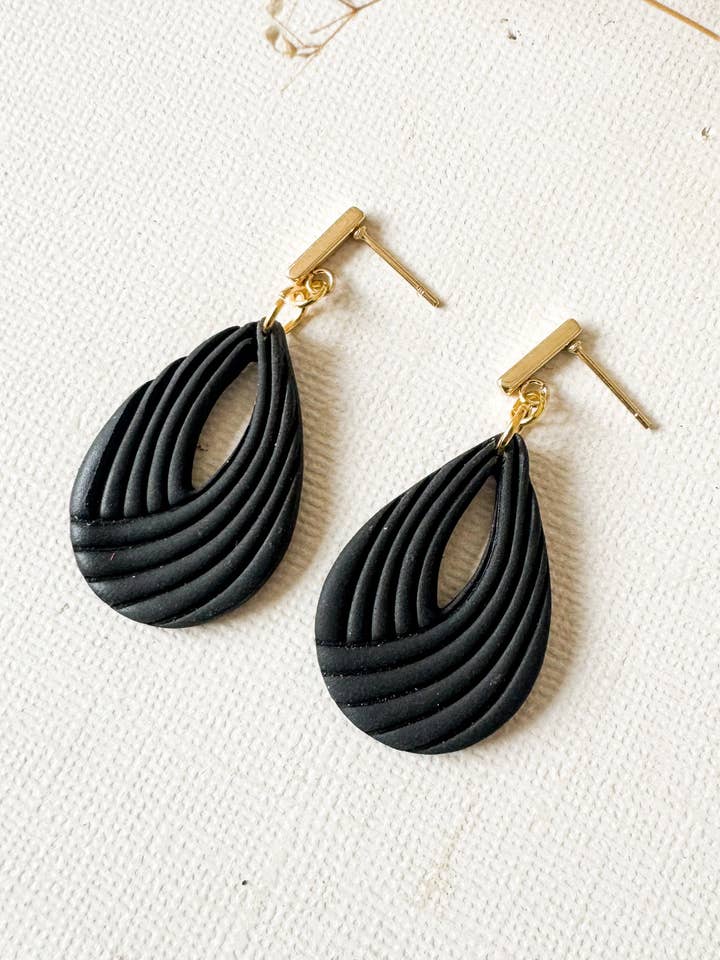 Basic Black Earrings for wholesale by DesertReignCo