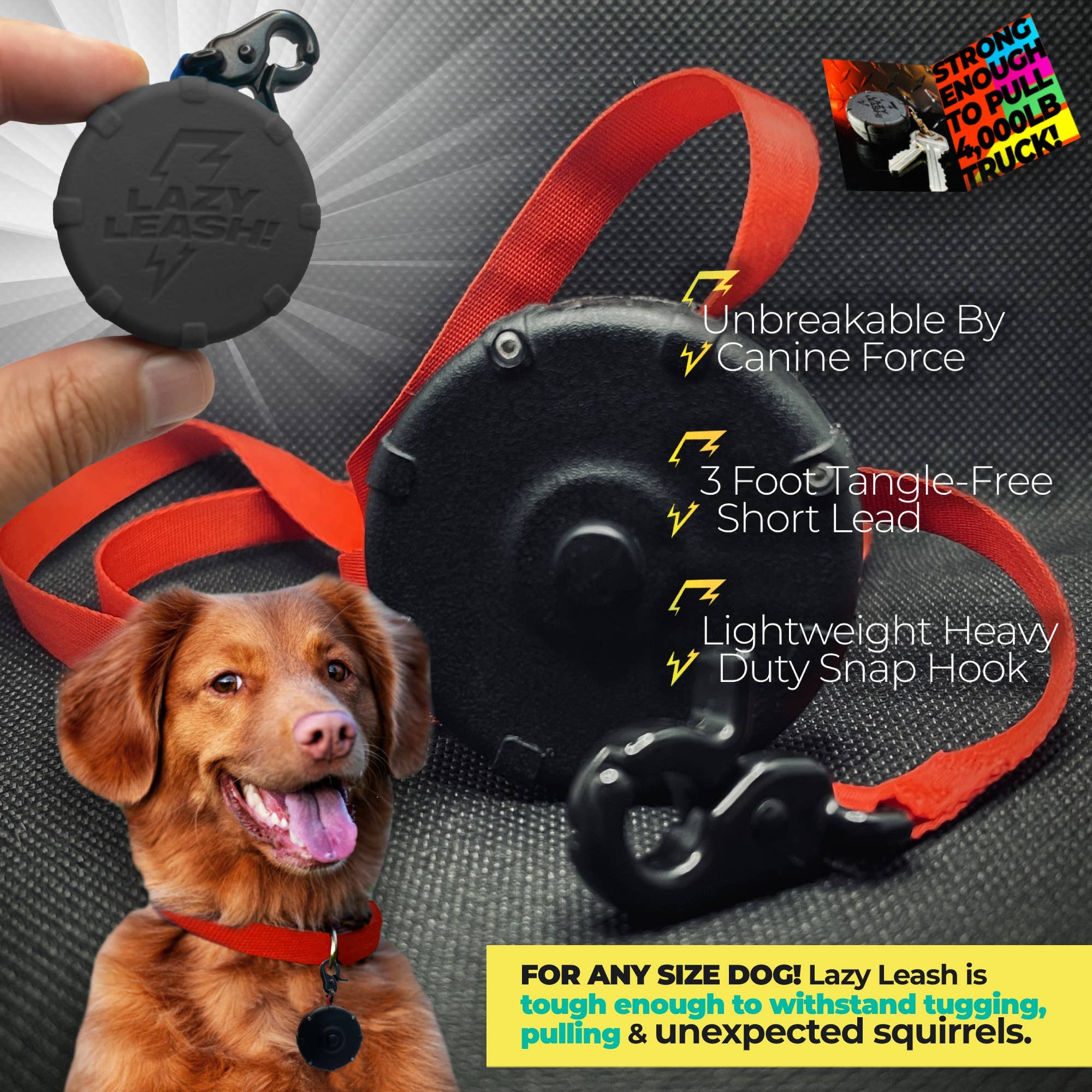 Lazy Leash! – wholesale Hundkoppel - Hund – Lat koppel! 19st Mini Power Koppel 10 Lådor + 9 Märkt Mix2