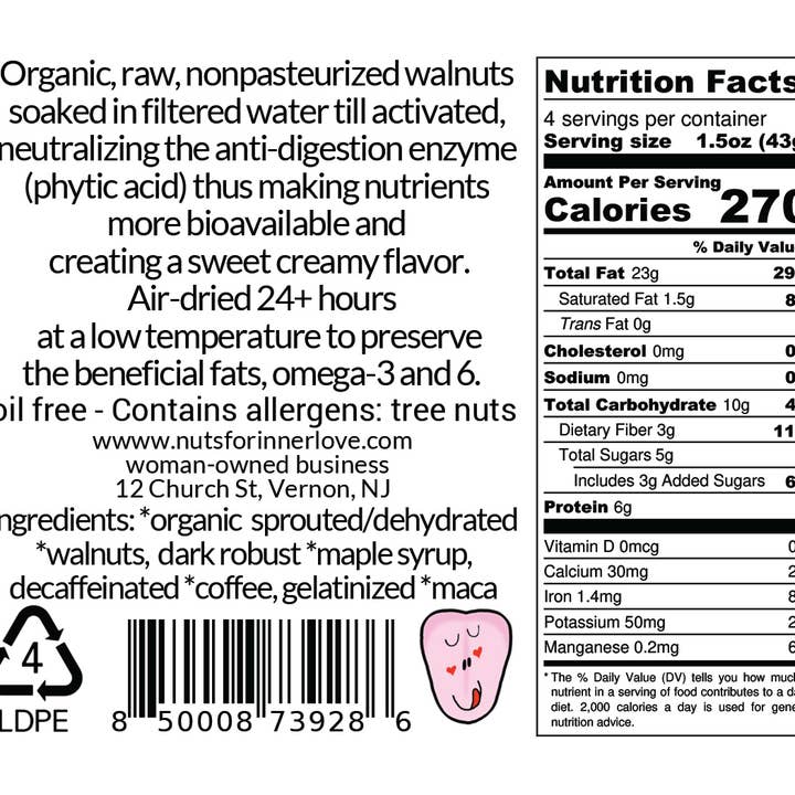 Nuts for INNER LOVE - Wholesale Nuts - Java Maca Walnuts Activated Air-Dried3
