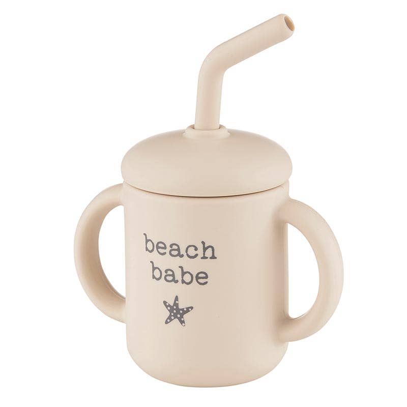 Stephan Baby by Creative Brands - Wholesale Drinking Glass/Cup - Kids & Baby - Silicone Sippy Cup - Beach Babe2