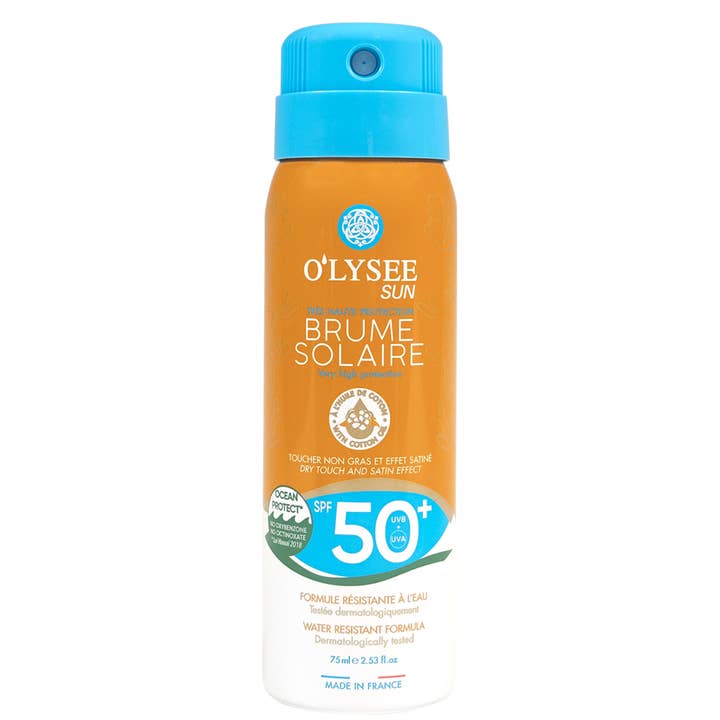 Névoa solar de proteção muito alta SPF50 75ml por atacado de O'lysée