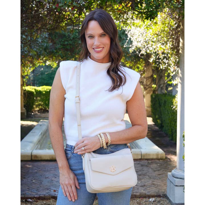 Caroline Hill - Wholesale Crossbody Bag - Women's - Lainey Crossbody Cream