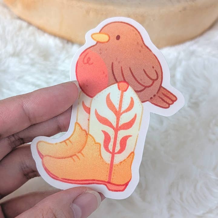 Autocollants étanches Big Boots Birb pour la vente par Arcasian